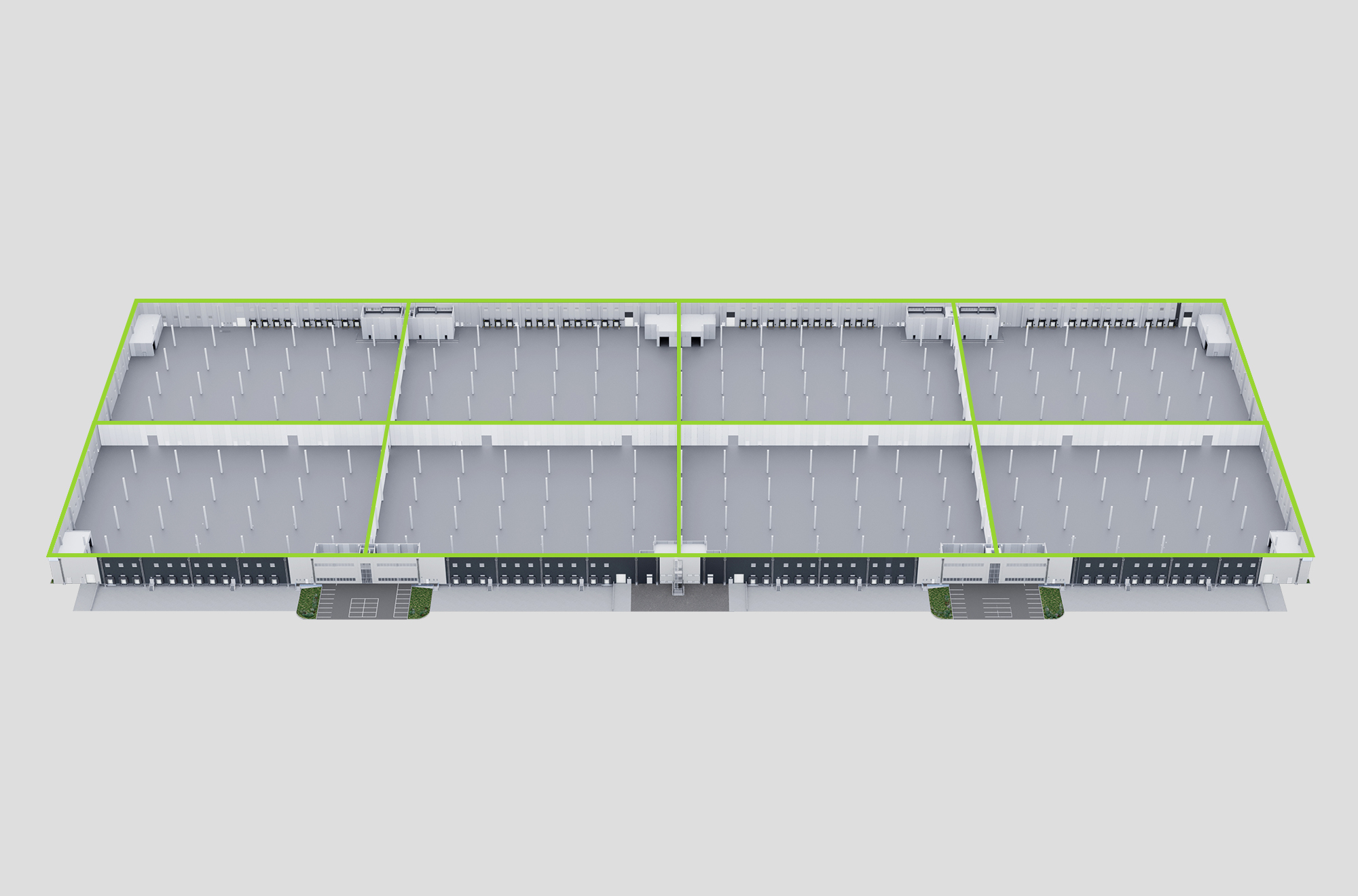 Possibili layout 8 tenant giovi logistics park - Giovi Logistics Park