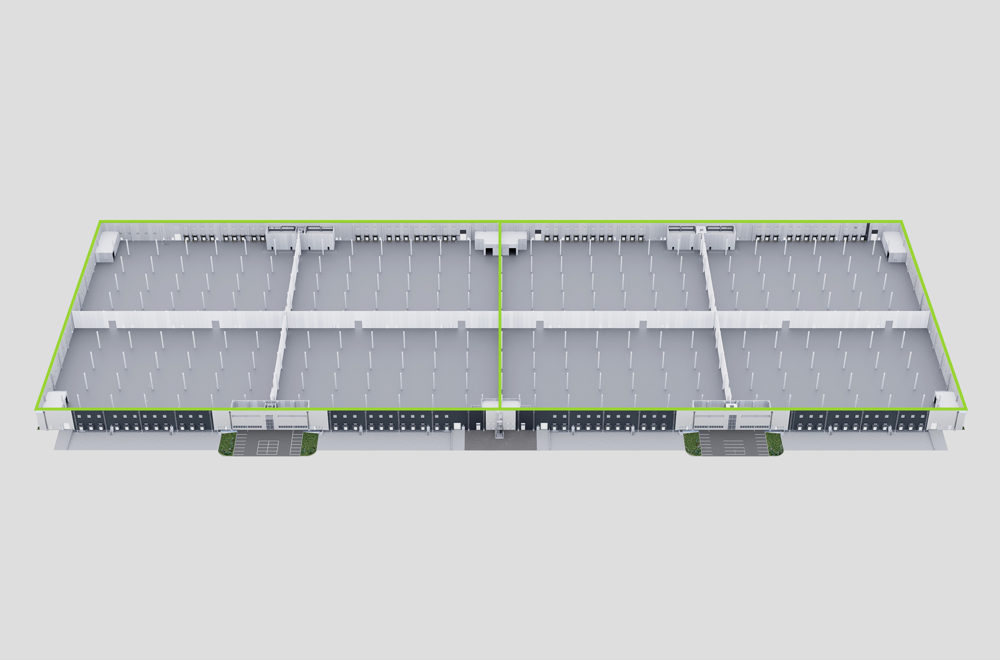 Possibili layout bi tenant giovi logistics park - Giovi Logistics Park