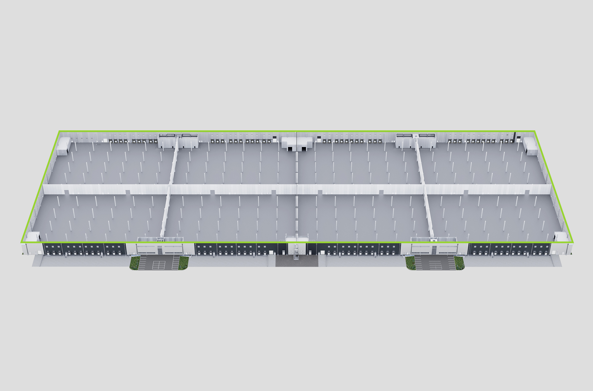 Possibili layout mono tenant giovi logistics park - Giovi Logistics Park