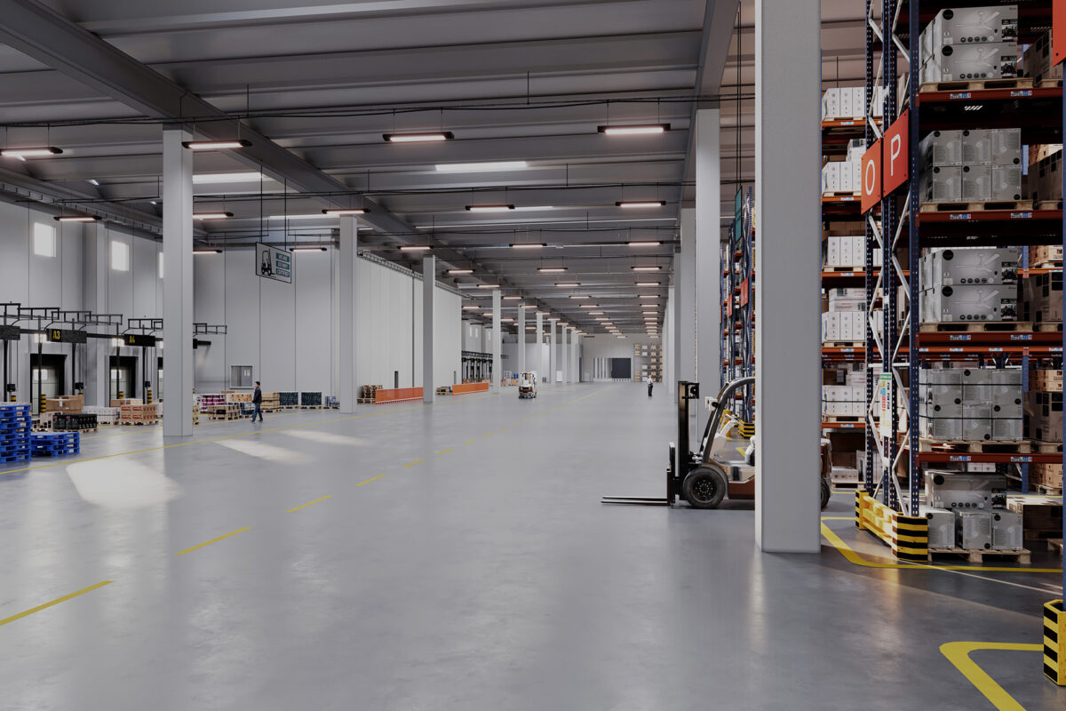 Spazi di passaggio e di stoccaggio capannoni giovi logistics park - Giovi Logistics Park