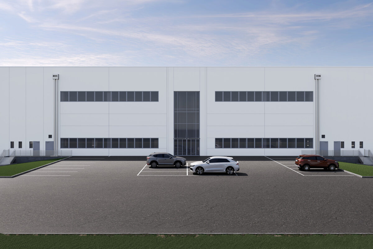 Vista esterno parcheggio entrata uffici confortevoli giovi logistics park - Giovi Logistics Park
